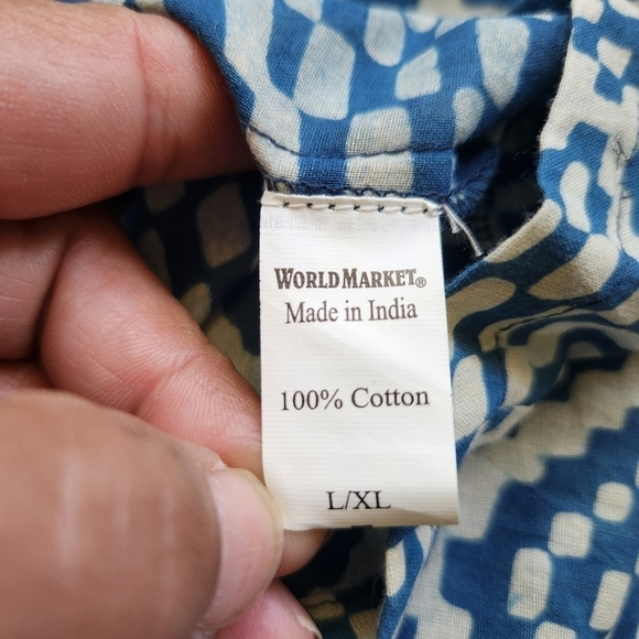 NWT WORLD MARKET SHIFT DRESS POUCHY POCKETS LAGENLOOK COCOON SIZE L/XL - Picture 9 of 10